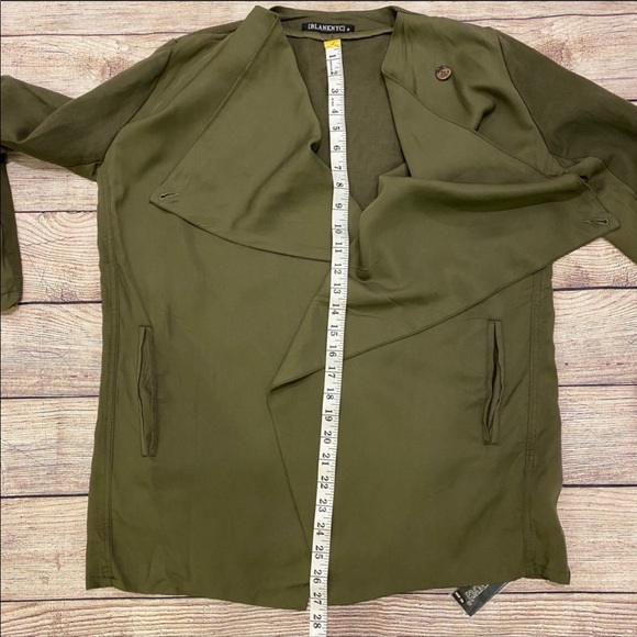 BLANK NYC Olive Green Waterfall Jacket - Picture 8 of 8